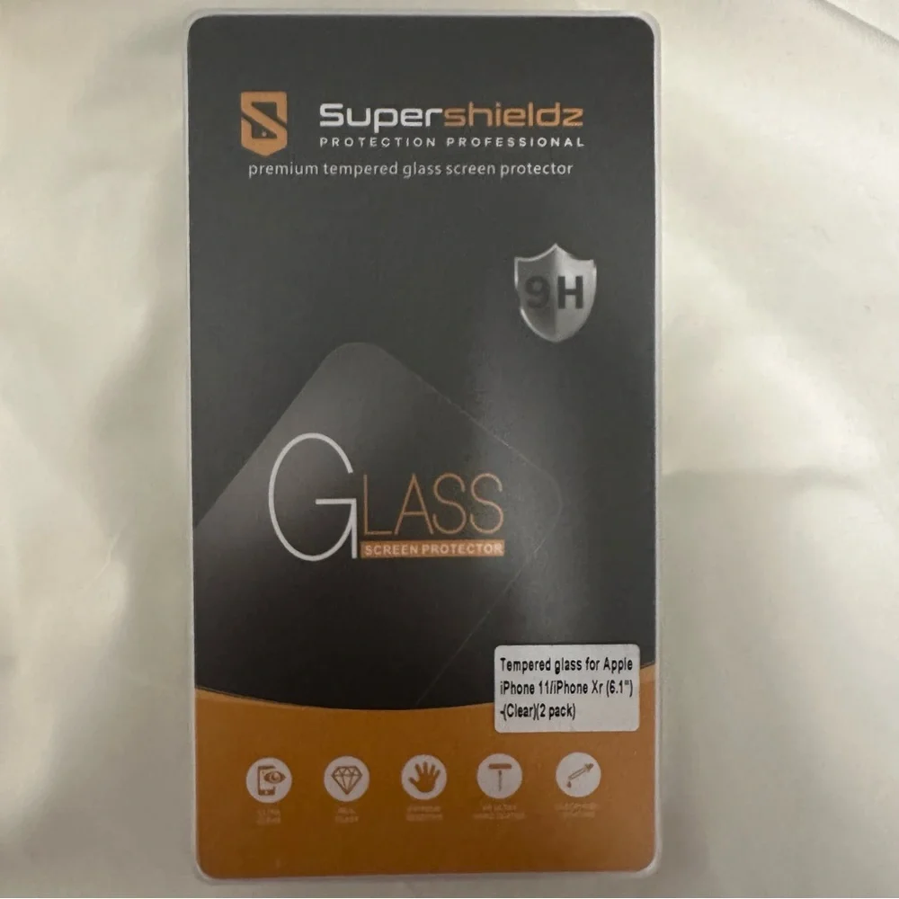Supershieldz (2 Pack) Screen Protector for iPhone 11 and iPhone XR